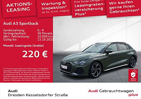 Audi A3 30 TFSI S-Line Navi LED Kamera GRA