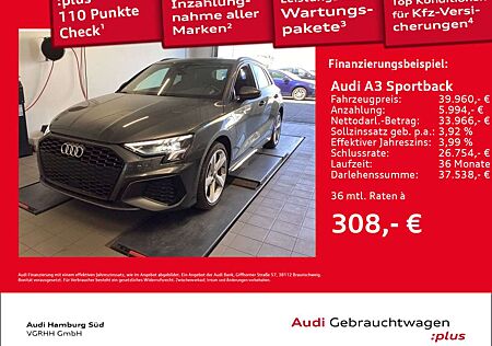 Audi A3 40 TFSI e S tronic 2xS LINE/NAV/LED