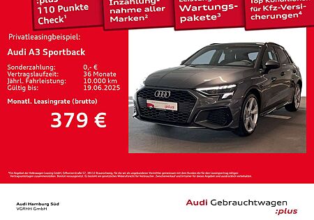Audi A3 40 TFSI e S tronic 2xS LINE/NAV/LED