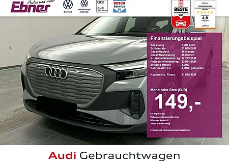 Audi Q4 e-tron gebraucht kaufen Audi Q4 e-tron S-LINE 40 82KW/h HEAD-UP+WPUMPE+KEYLESS+ACC+KAMERA