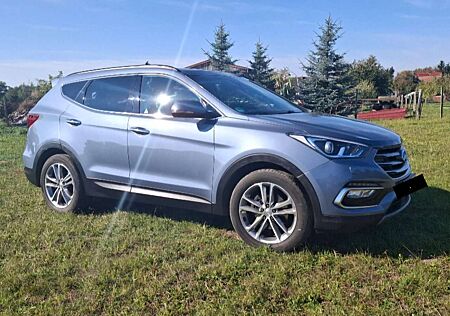 Hyundai Santa Fe blue 2.2 CRDI 4WD Automatik Premium