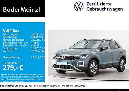 VW T-Roc Volkswagen 2.0 TDI DSG Goal AHK Kamera Navi ACC LED+