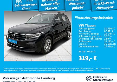 VW Tiguan Volkswagen 1.5 TSI DSG Life AHK Kamera Klima Navi Si