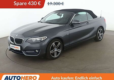 BMW 218d 218 Sport Line *NAVI*TEMPO*PDC*SHZ*