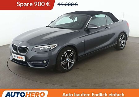 BMW 218d 218 Sport Line *NAVI*TEMPO*PDC*SHZ*