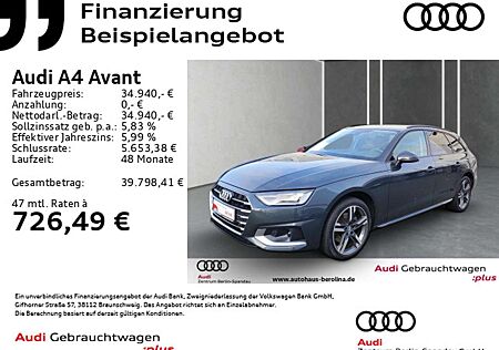 Audi A4 40 TFSI Adv. S tronic *HuD*NAV+*R-CAM*