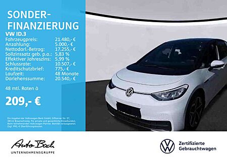 VW ID.3 Volkswagen Pro Performance "Life" Automatik Navi LED A