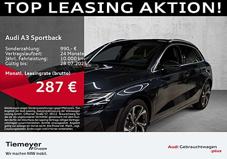 Audi A3 30 TFSI ADVANCED LM18 AHK LED NAVI+