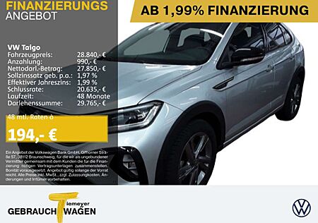 VW Taigo Volkswagen 1.5 TSI DSG R-LINE BLACK LM18 BEATS AHK KA
