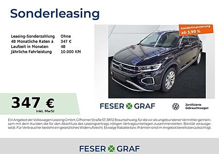VW T-Roc Volkswagen Style 1.5 TSI DSG Navi AHK LED DigiCockpit