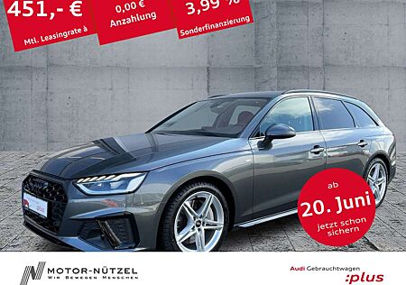 Audi A4 45 TFSI QU S-LINE LED+NAVI+RFK+ACC+AHK
