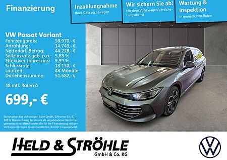 VW Passat Variant Volkswagen Elegance 2.0 TDI 4M PANO STANDHZG