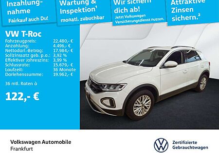 VW T-Roc Volkswagen 1.0 TSI Life Navi LED DAB+ FrontAssist