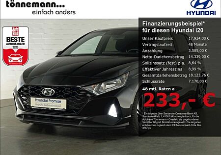 Hyundai i20 T-GDi CONNECT & GO+NAVI+RÜCKFAHRKAMERA+DAB+VERKEHR