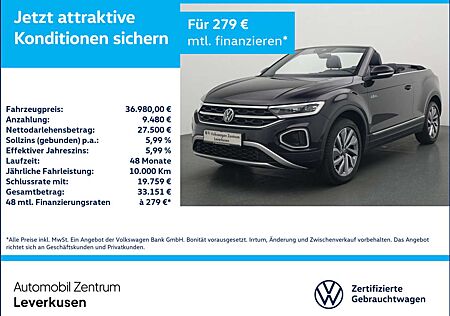 VW T-Roc Volkswagen Cabrio Goal DSG NAVI AHK KAM ACC KEYLES