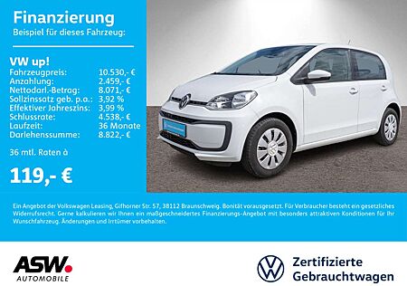 VW Up Volkswagen ! move ! 1.0 MPI Klima GRA RFK PDC