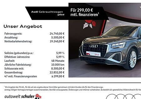 Audi Q2 30 1.0 TFSI S-line AHK Navi RFK Matrix-LED ACC PD