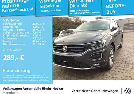 VW T-Roc Volkswagen 1.5 TSI Style DSG LED Navi uvm
