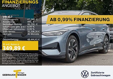 VW ID.7 Volkswagen Tourer PRO 286PS WÄRMEPUMPE IQ.LIGHT AHK KA