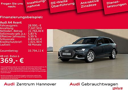 Audi A4 gebraucht kaufen Audi A4 advanced 35 TFSI LED Kamera Navi DAB