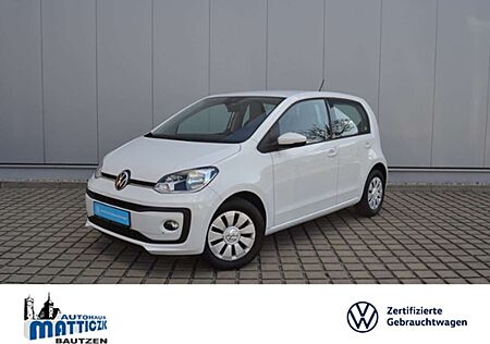 VW Up Volkswagen ! 1.0 Move 4-TÜRER/ASSISTENZ/COMP.-PHONE/RFK/TEL.-V