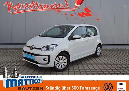 VW Up Volkswagen ! 1.0 Move 4-TÜRER/ASSISTENZ/COMP.-PHONE/RFK/TEL.-V