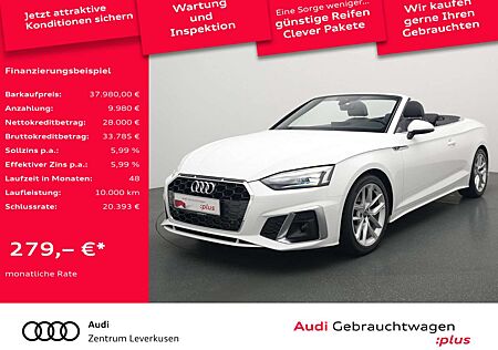 Audi A5 Cabriolet S line S-TRON APP CONNECT SHZ LED