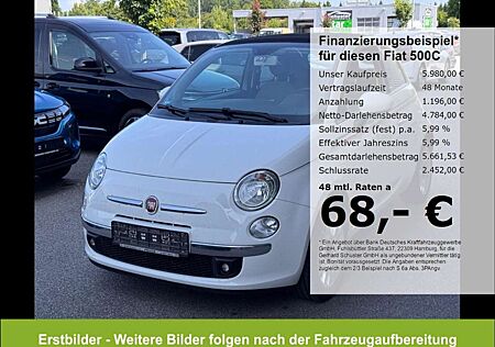 Fiat 500C Cabrio Lounge 1.2*AHK Klima PDC Bluetoo Alu