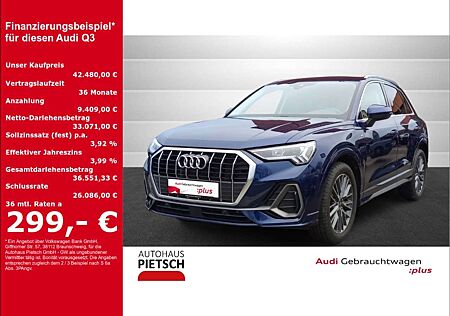 Audi Q3 TDI S line LED AHK Keyless Dig.Cockpit