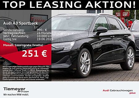 Audi A3 30 TFSI LED ACC KAMERA VC+ LM18