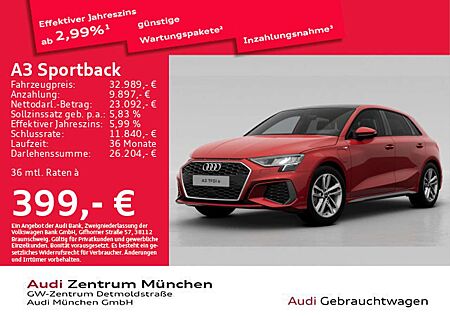 Audi A3 40 TFSI e S tronic 2x S line Pano/N