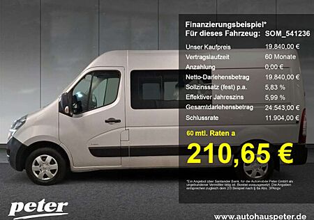 Opel Movano B 2.3 CDTI Doka Kasten L2H2 7-Sitzer Klimaautomatik AHK