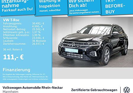 VW T-Roc Volkswagen 2.0 TDI R-Line Gar.2029 DSG AHK Navi LED