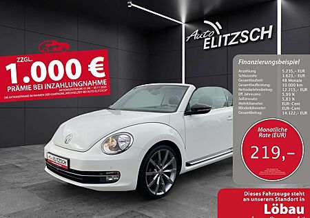 VW Beetle Volkswagen Cabriolet TSI Exclusive -Sport Navi Leder GRA P...