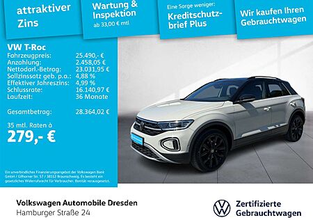 VW T-Roc Volkswagen Style 1.5 TSI DSG IQ.LIGHT APP KAM TRAVEL
