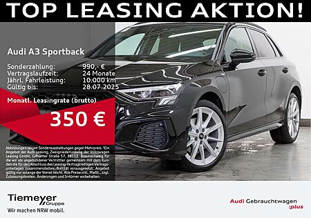 Audi A3 40 TFSIe S LINE LEDER B&O LED ASSIS