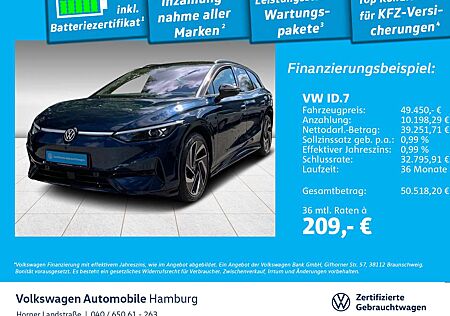 VW ID.7 Volkswagen Tourer Pro IQ.Light Navi Wärmepumpe AHK PDC