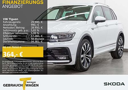 VW Tiguan Volkswagen 2.0 TDI DSG R-LINE VIRTUAL PANO LM20 AHK