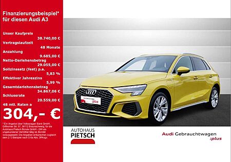 Audi A3 Sportback 40 TFSIe S line LED Navi Sportsitze