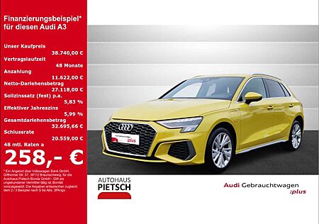 Audi A3 Sportback 40 TFSIe S line LED Navi Sportsitze