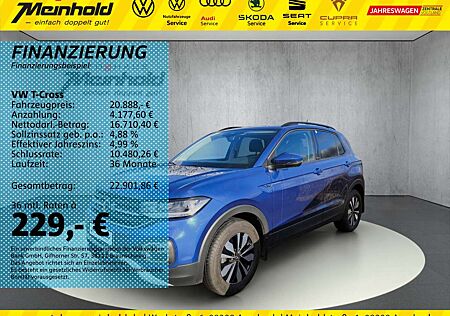 VW T-Cross Volkswagen 1.0 TSI Move, ACC, LED, Navi, Alu 16"