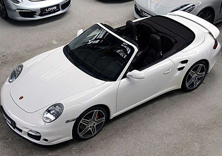 Porsche 997 Turbo Cabrio Tiptronic Volleder Cocoa 1.Hand