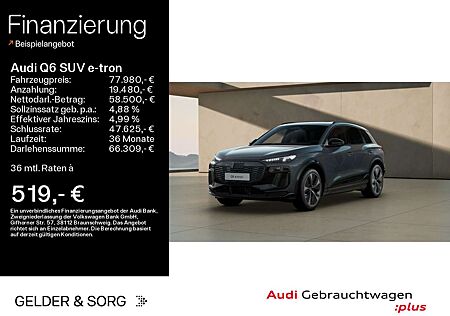 Audi Q6 e-tron Q6 quattro EditionOneGrey S line B&O