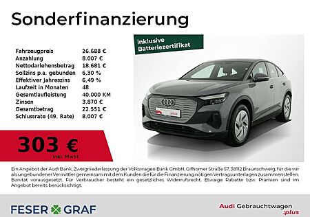 Audi Q4 e-tron Sportback 35 e-tron LED,PDC,Smartphone-Paket