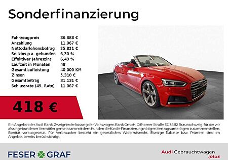 Audi A5 Cabriolet 45 TFSI qu 3x S Line Navi,LED,Leder,HUD,