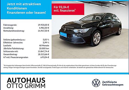 VW Golf Volkswagen VIII 1.5 TSI Life LED Navi beh. Lenkrad