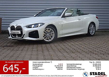 BMW 430 i xDrive Cabrio M Sport ACC DriveAssist 360°