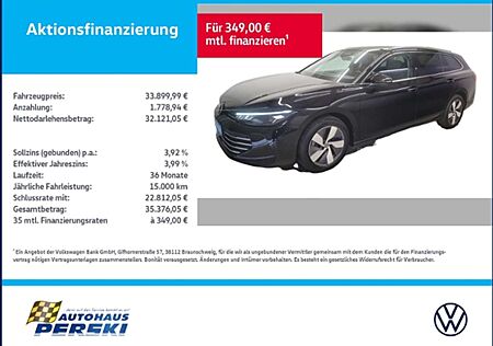 VW Passat Variant Volkswagen 1.5 eTSI Business DSG (CJ5) KLIMA, AHK, KAMERA,