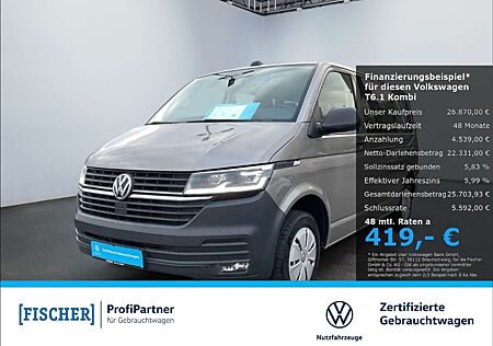 VW T6 Transporter Volkswagen T6.1 Kombi 2.0TDI kurz KR LED AHK Navi GRA PDC hinten