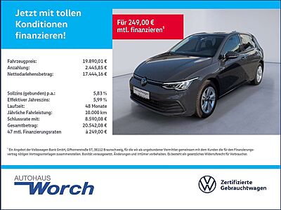 Volkswagen Golf VIII 1.0 eTSI DSG Life LED+ACC+APP+NAVI